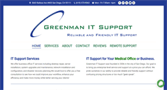 Desktop Screenshot of greenmanitsupport.com